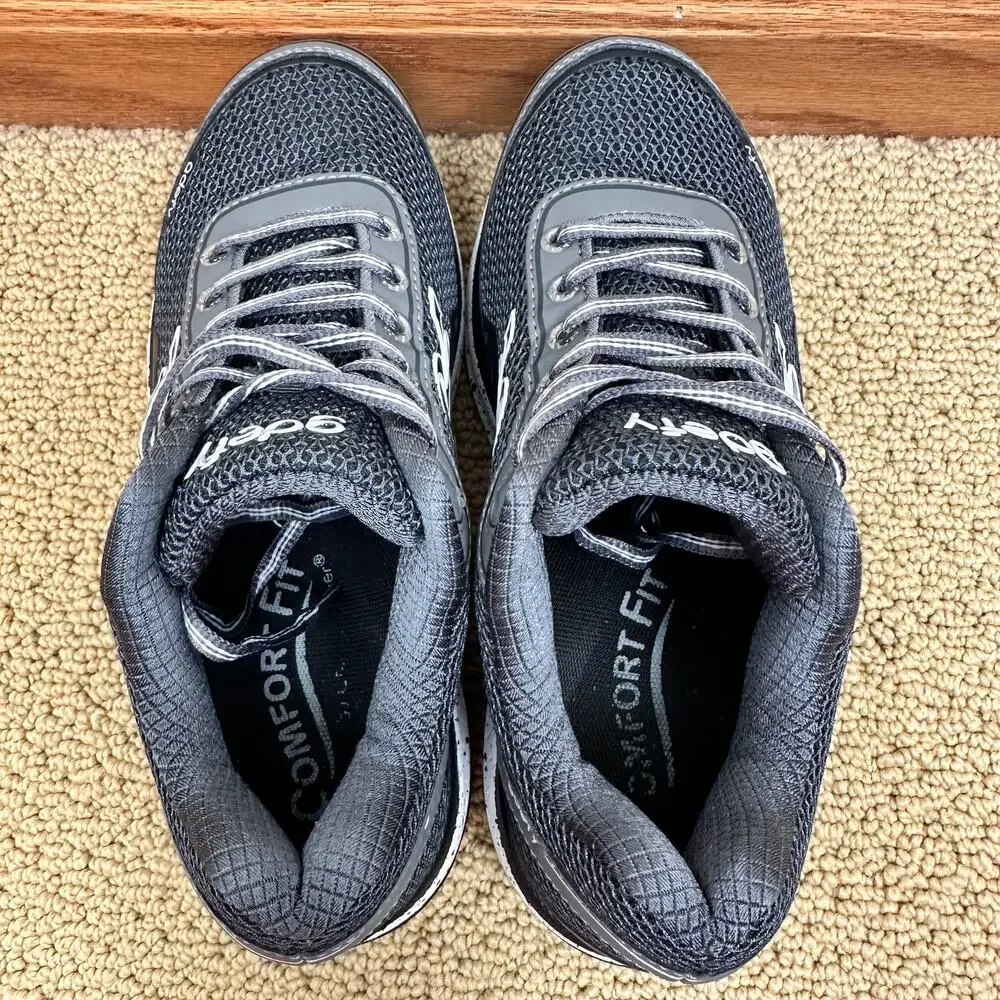 G-DEFY Women's Gray Mighty Walk Shoes 7 Sneaker Comfort Walking Veroshock